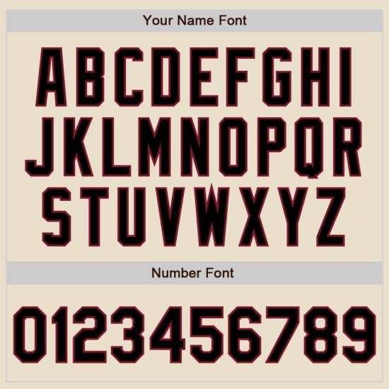 Maillot de baseball personnalisé authentique noir-cramoisi à motif crème délavé