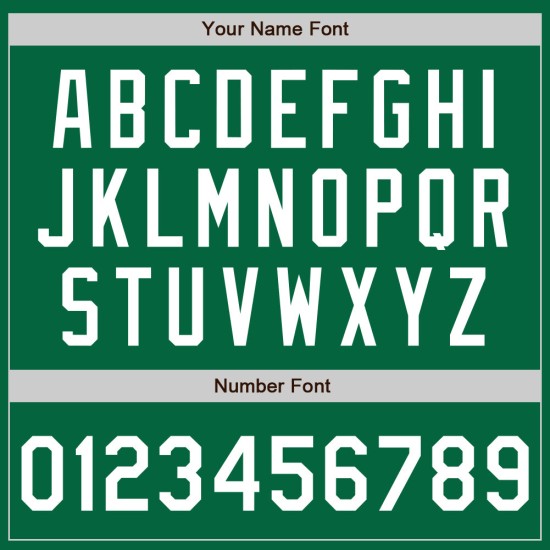 Maglia Kelly personalizzata, autentica, verde, baseball, bianca