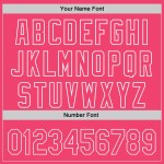 Maglia da baseball personalizzata per San Valentino, con cuore autentico rosa e bianco, 3D