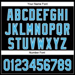 Maglia da baseball blu personalizzata con motivo psichedelico 3D autentico rave bianco design cielo